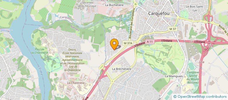 localisation de l'entreprise WAL-3IS à CARQUEFOU