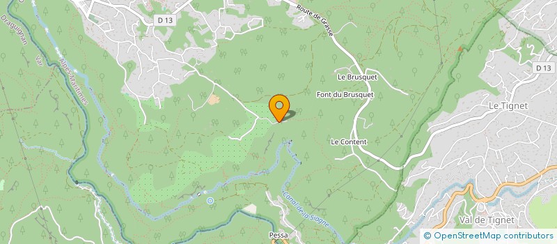 localisation de l'entreprise WAL MAN à SAINT-CEZAIRE-SUR-SIAGNE