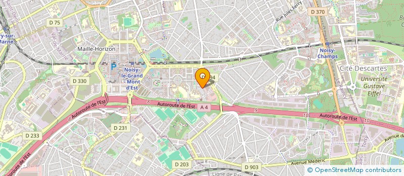 localisation de l'entreprise WALBACOL CREA  NOISY-LE-GRAND