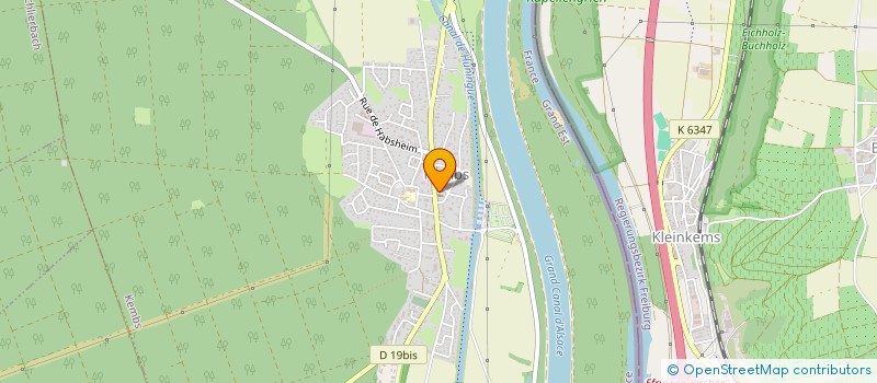 localisation de l'entreprise WALBI 2  KEMBS