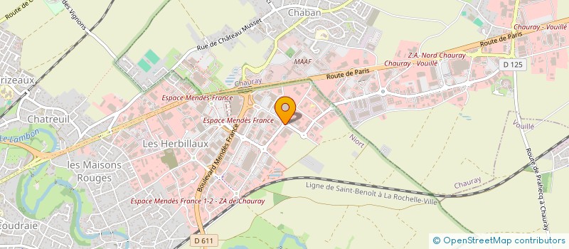 localisation de l'entreprise WALC à NIORT
