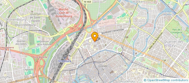 localisation de l'entreprise WALCH-JACQUET à STRASBOURG