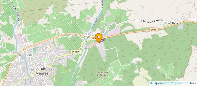 localisation de l'entreprise WALCKER ELECTRICITE  LA LONDE-LES-MAURES