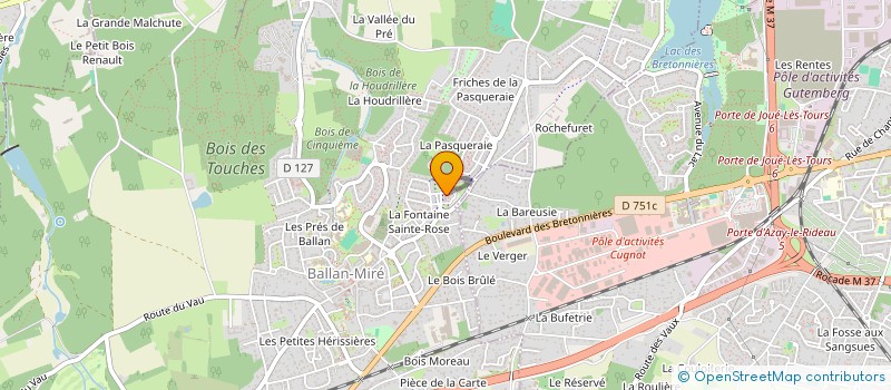 localisation de l'entreprise WALCOM à BALLAN-MIRE