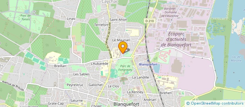 localisation de l'entreprise WALDAA D'OROMOS N.AQUITAINE - WONA à BLANQUEFORT