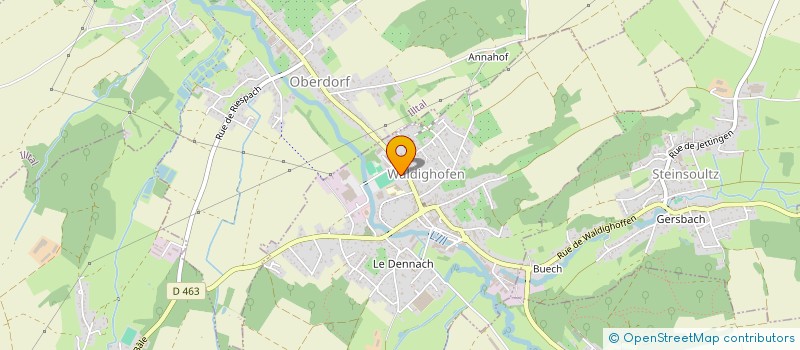 localisation de l'entreprise WALDIJO à WALDIGHOFEN