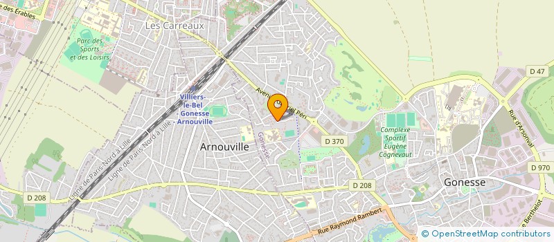 localisation de l'entreprise WALDMANN ET MASLIAH  GONESSE