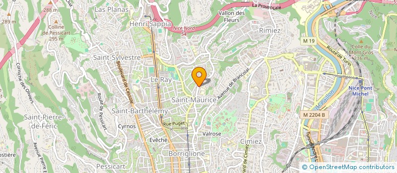 localisation de l'entreprise WALDOR à NICE