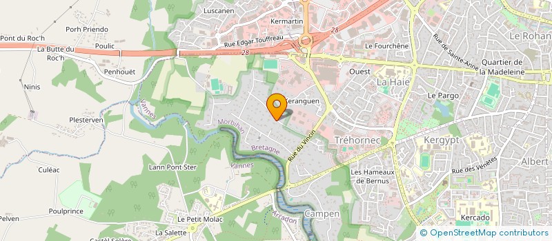 localisation de l'entreprise WALDORF à VANNES