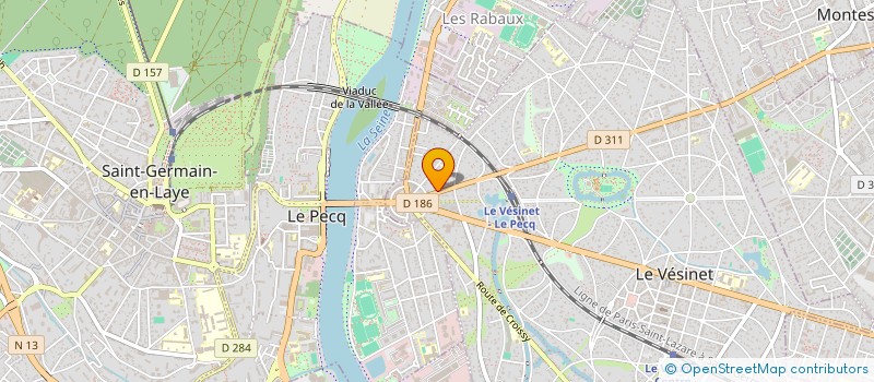 localisation de l'entreprise WALDRON  LE VESINET