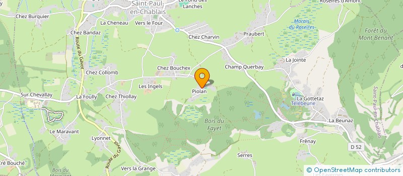 localisation de l'entreprise WALDVOGEL  SAINT-PAUL-EN-CHABLAIS