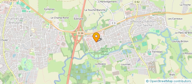 localisation de l'entreprise WALDYDUP  NOYAL-CHATILLON-SUR-SEICHE