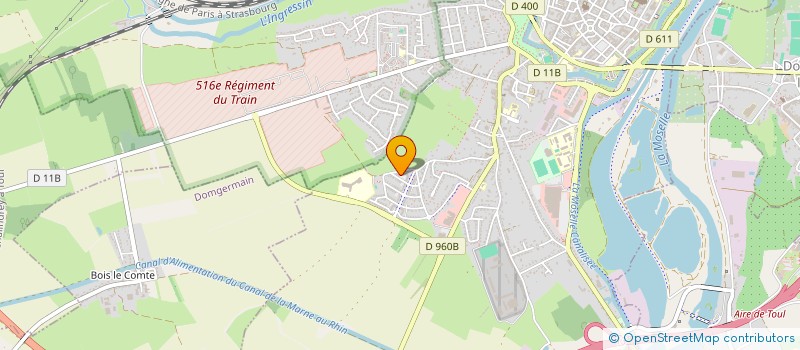 localisation de l'entreprise WALEX  TOUL