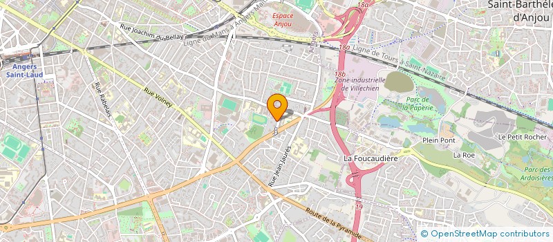 localisation de l'entreprise WALI TECH à ANGERS