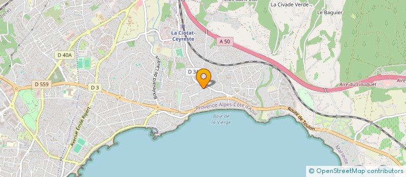 localisation de l'entreprise WALIBEL ART CULTURE & BIEN ETRE  LA CIOTAT