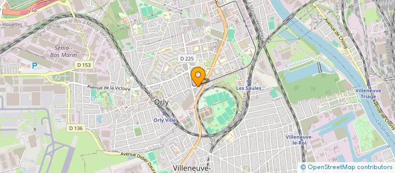 localisation de l'entreprise WALID COIFFURE  ORLY