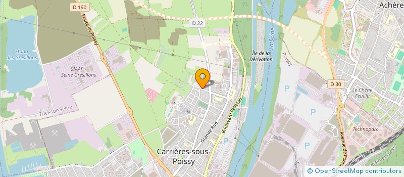 localisation de l'entreprise WALILI  CARRIERES-SOUS-POISSY