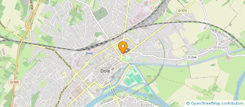 localisation de l'entreprise WALIMA à DOLE
