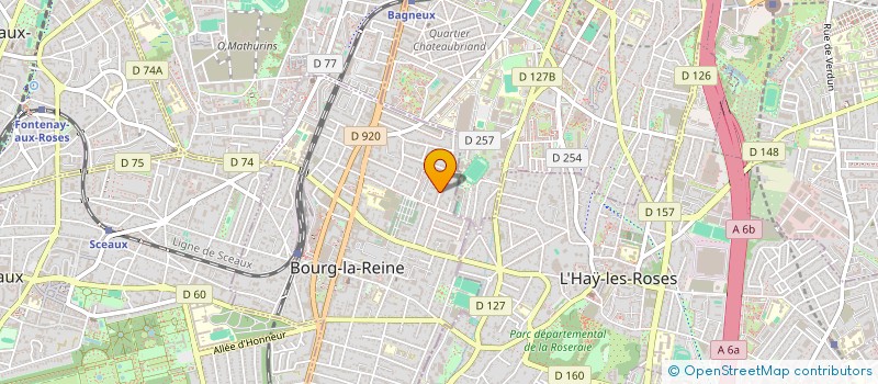 localisation de l'entreprise WALINES à BOURG-LA-REINE