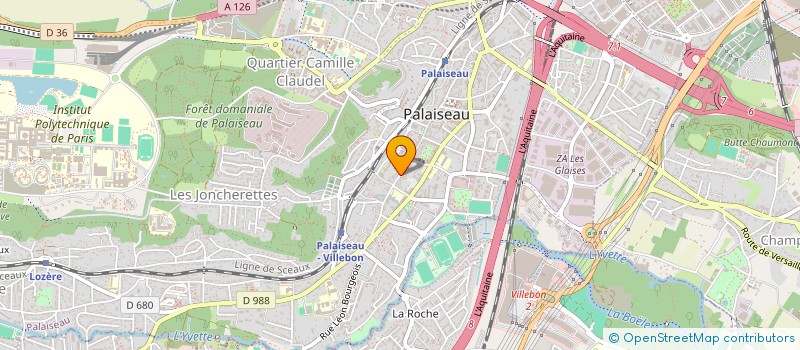 localisation de l'entreprise WALISAM à PALAISEAU