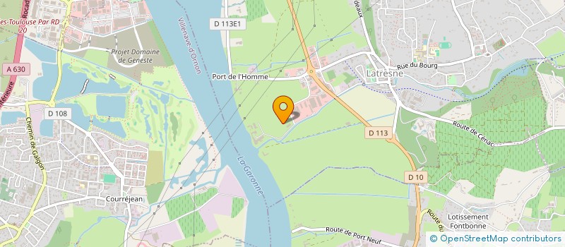 localisation de l'entreprise WALK-E  LATRESNE