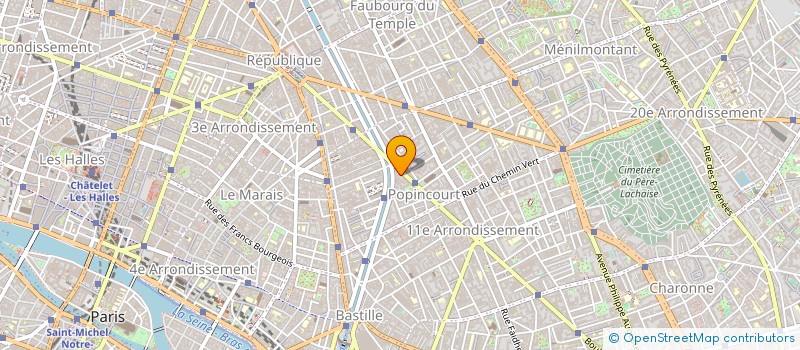 localisation de l'entreprise WALK IN PARIS  PARIS