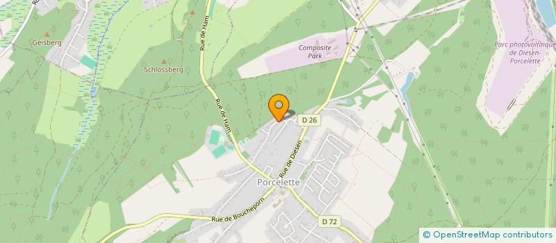 localisation de l'entreprise WALKER-GEROME  PORCELETTE