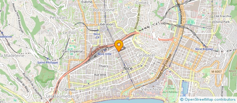 localisation de l'entreprise WALKING FEET  NICE