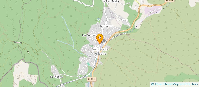 localisation de l'entreprise WALKING GIRLS  SAINT-PAUL-LE-JEUNE