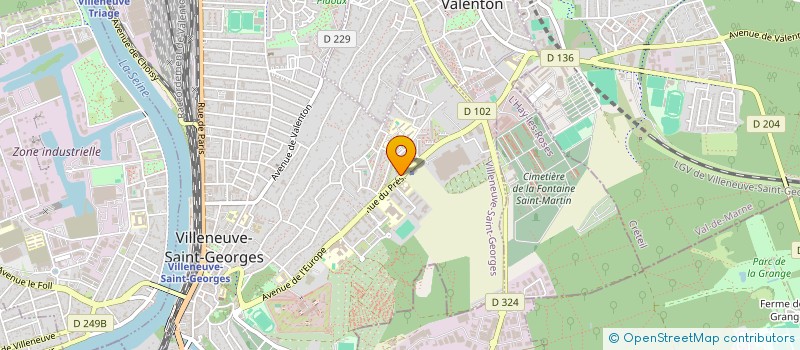 localisation de l'entreprise WALKINWEB  VILLENEUVE-SAINT-GEORGES