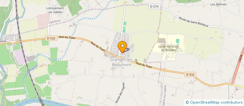 localisation de l'entreprise WALKNWEAR  GRANGES-LES-BEAUMONT