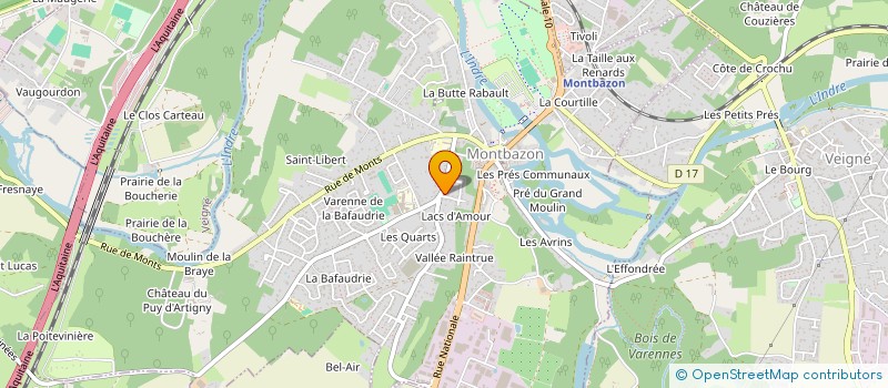 localisation de l'entreprise WALKO FELIX  MONTBAZON