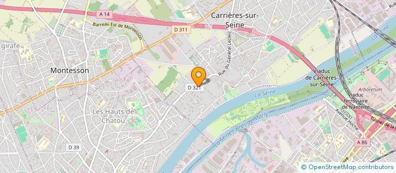 localisation de l'entreprise WALKTOWORK  CARRIERES-SUR-SEINE