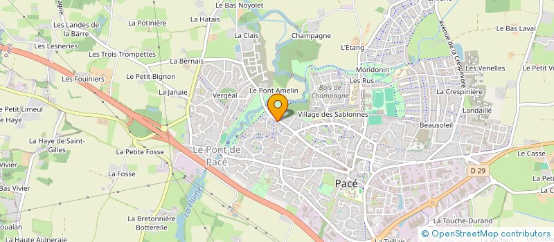 localisation de l'entreprise WALL  PACE