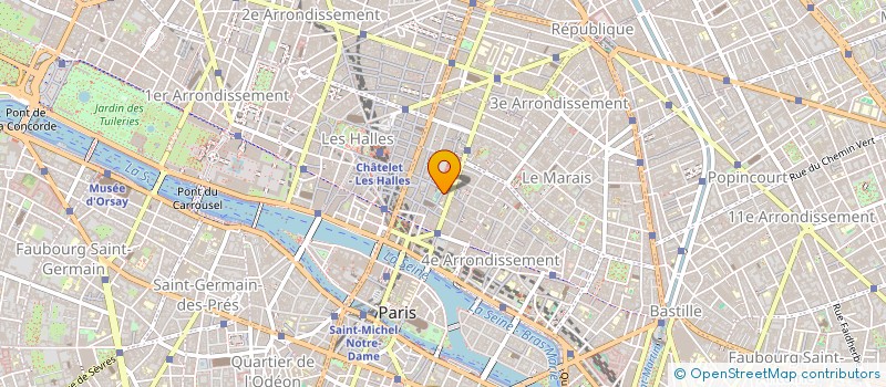 localisation de l'entreprise WALL à PARIS
