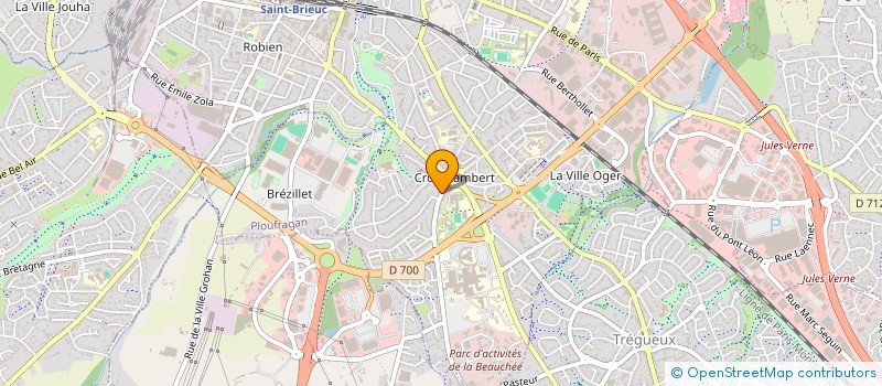 localisation de l'entreprise WALL BREIZH IMPRESSIONS à SAINT-BRIEUC