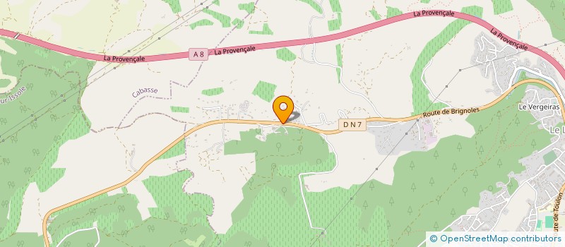 localisation de l'entreprise WALL CONCEPT GROUP  CABASSE