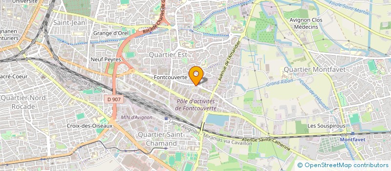 localisation de l'entreprise WALL PAPERS  AVIGNON