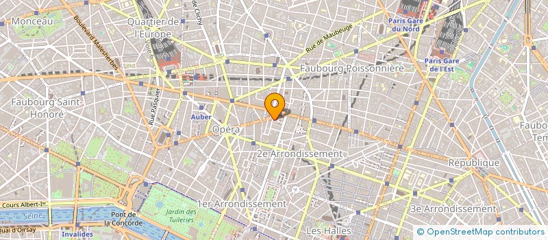 localisation de l'entreprise WALL STREET  PARIS