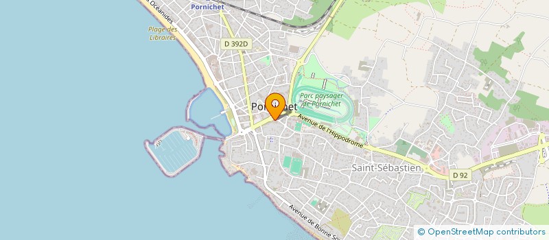 localisation de l'entreprise WALL STREET à PORNICHET