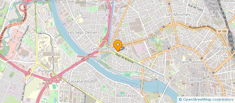 localisation de l'entreprise WALL & WIT à TOULOUSE