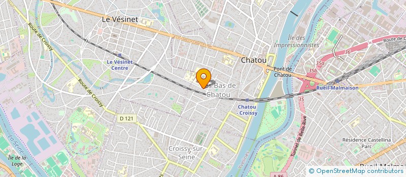 localisation de l'entreprise WALLABY  CHATOU