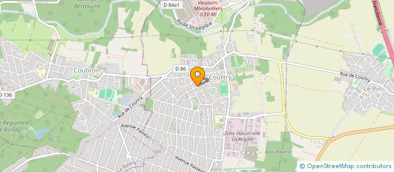 localisation de l'entreprise WALLABY 70  COURTRY