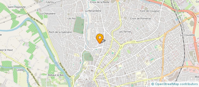 localisation de l'entreprise WALLACE  BEZIERS