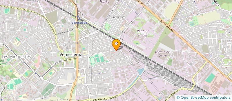 localisation de l'entreprise WALLACE  VENISSIEUX