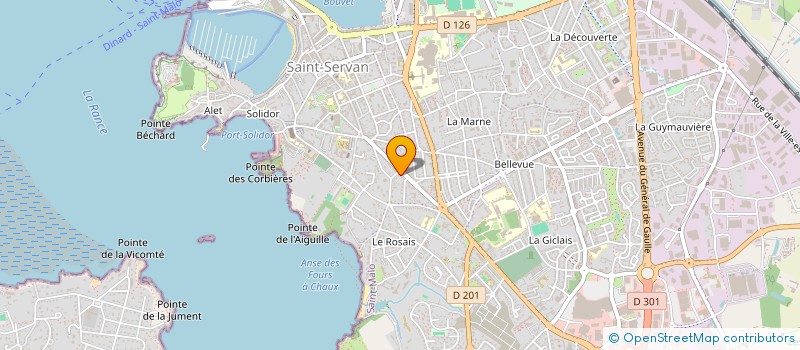 localisation de l'entreprise WALLACE & BUGS  SAINT-MALO