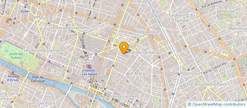 localisation de l'entreprise WALLACE HABITAT à PARIS