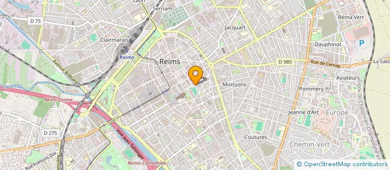 localisation de l'entreprise WALLAUNI  REIMS