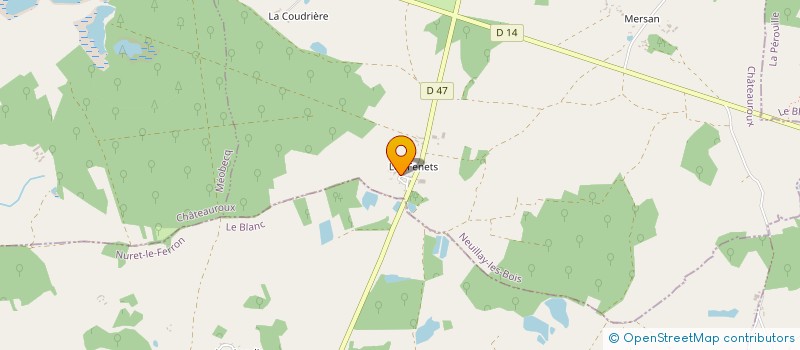 localisation de l'entreprise WALLAYS à NEUILLAY-LES-BOIS