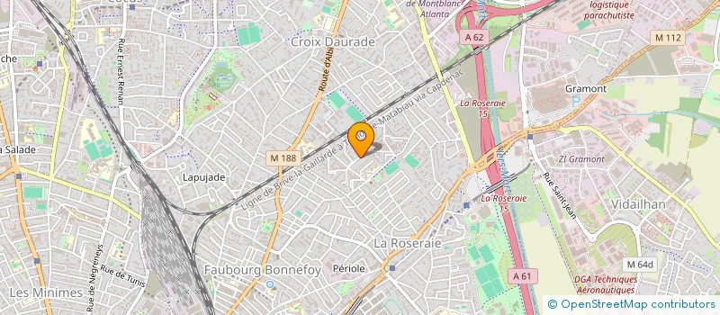 localisation de l'entreprise WALLDUP  TOULOUSE